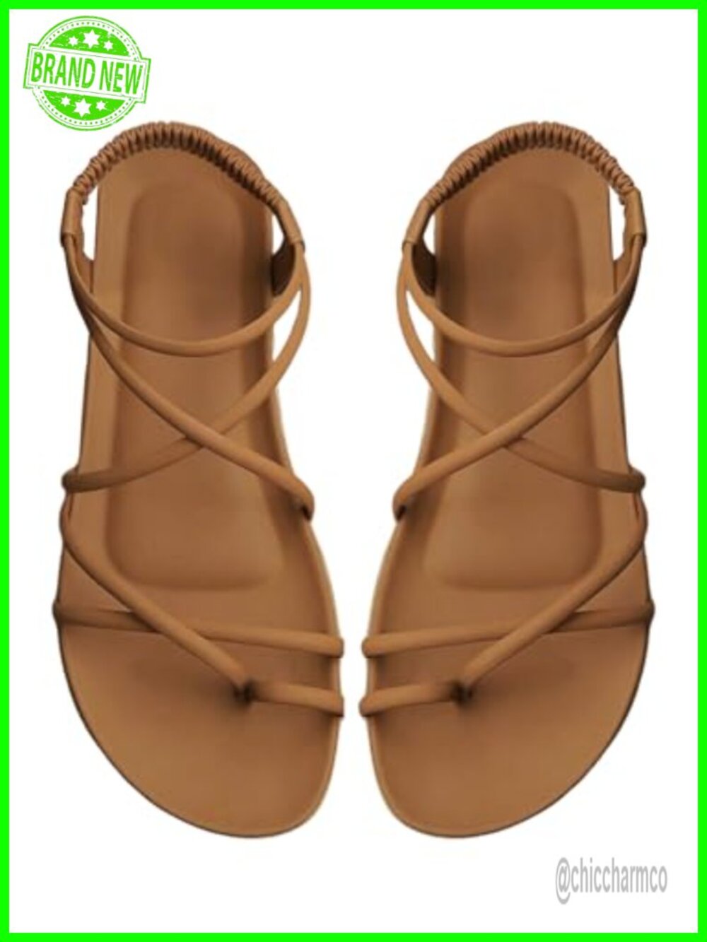 Strappy Flat Sandals Open Toe Ankle Strap Summer Beach Thong Slides